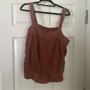 Women’s Old Navy Rust Tank Top Size XL - New With Tags
